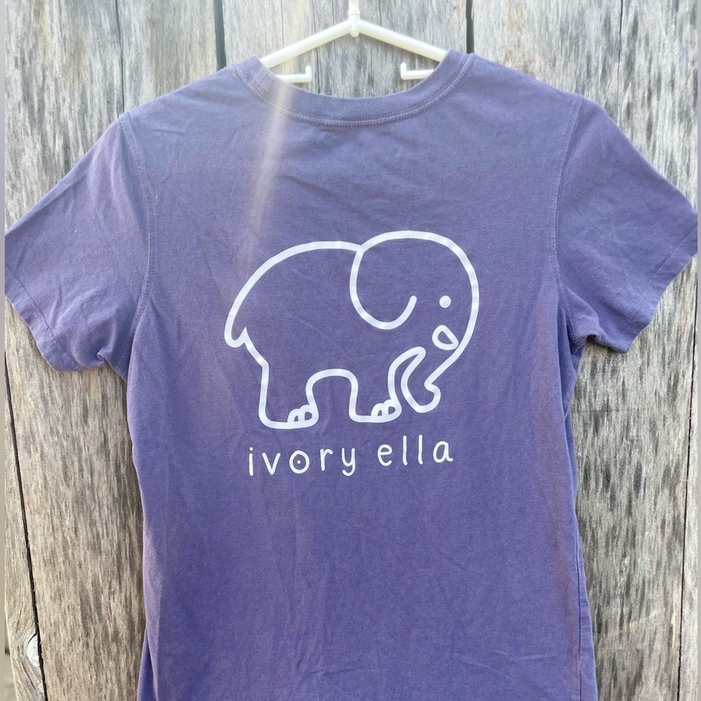 Ivory ella purple t-shirt.